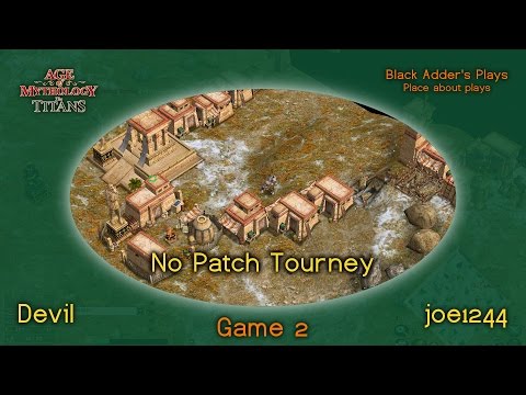 No Patch Tourney, R1 - Devil vs. joe1244, Game 2 - Loki vs. Set on Tundra - Age of Mythology: TT