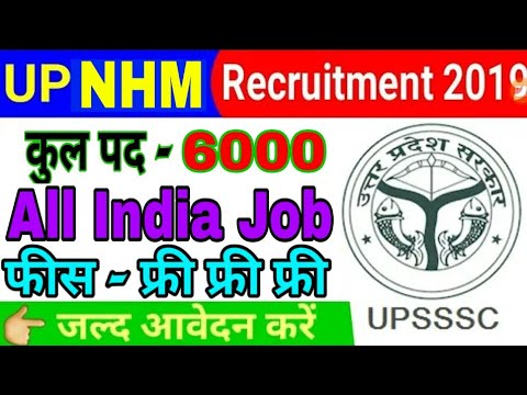 UPNHM Vacancy 2019/UPNHM Recruitment 2019/upnhm bharti 2019/how to fill upnhm online form 2019/upnhm