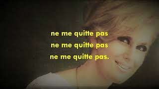 If You Go Away  DUSTY SPRINGFIELD  (with lyrics)