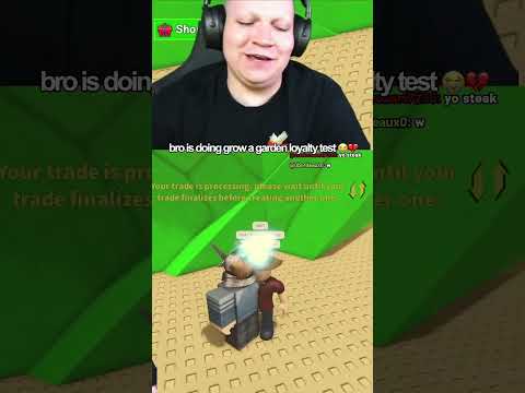 bro is making sure this generation is loyal 😭 #steak #roblox #growagarden