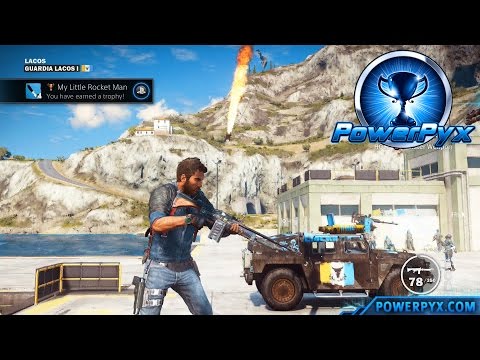 Just Cause 3 - My Little Rocket Man Trophy / Achievement Guide (Tether Enemy to Gas Cannister)