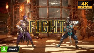 Mortal Kombat 11：Rain VS Zero 4K Gameplay PC (No Commentary）