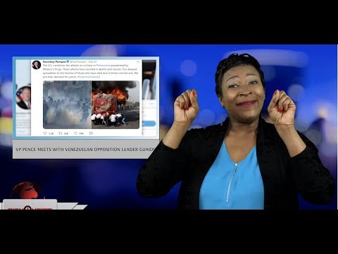 VP Pence meets with Venezuelan opposition leader Guaido (ASL - 2.25.19)