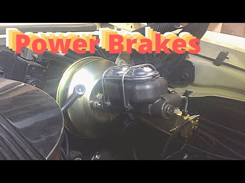 1969 Camaro RS Convertible. Installing Power Brake Booster for disc brakes conversion for 14" wheels