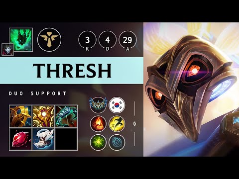 Thresh Support vs Blitzcrank: Vision Controller - KR Challenger Patch 14.18
