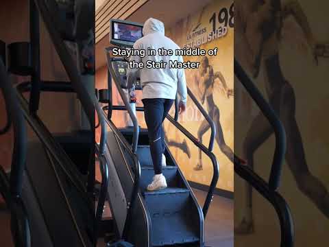 The ONLY CORRECT way to use the stair master
