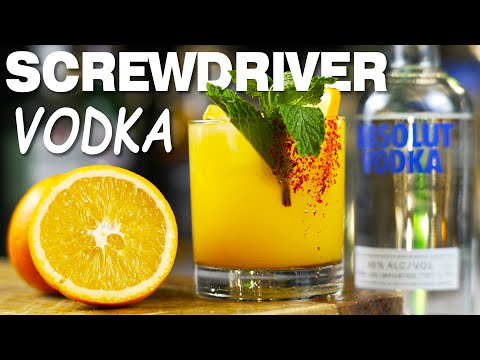 How to Make Screwdriver Cocktail. Drink Ingredients and Recipe.