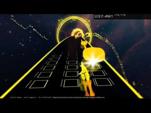 Black Is the Colour [Coco and Green Remix] by 2Devine vs Cara Dillon an Audiosurf 2 Journey