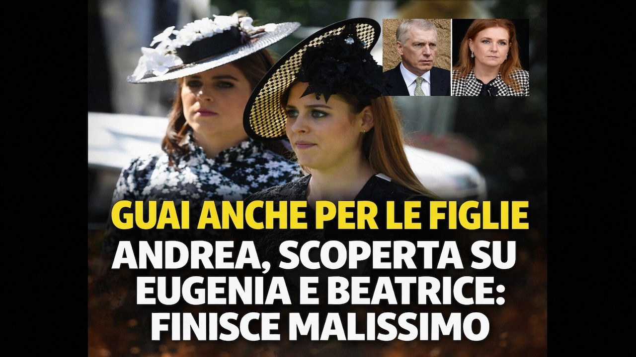 🚨👑 LA FAMIGLIA REALE SOTTO STRESS: LA MAIL CHE RIAPRE L’OMBRA SU ANDREA DI YORK E LE FIGLIE