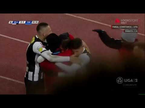 U Cluj - Chindia Targoviste: 2-1, gol Gavra (min 49) / Liga 2