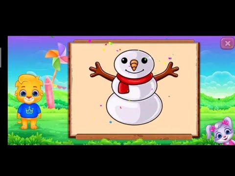 Wild animals colouring pages - Name and Sound - learning animals for kids - Gaming Hub Jk