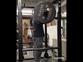 160kg Front Squat 3 reps for 3 sets with pause and no belt - ass to grass
