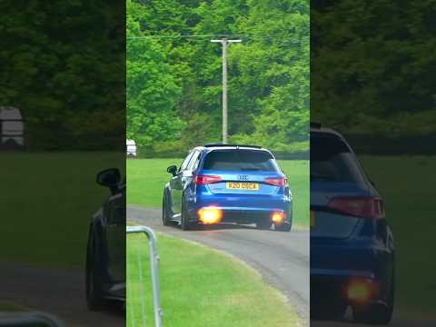 Audi RS3 TUNED BIG FLAME 🔥 #shorts #audi #tuning