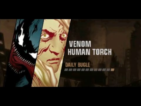 Venom vs Human Torch - Marvel Nemesis