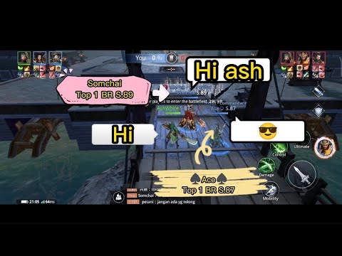 Team with Top 1 BR ♠Ace♠ S.87 & Somchai S.89 in Fair 3v3 - Dynasty Legends 2