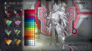 how to toggle a color option in Warframe