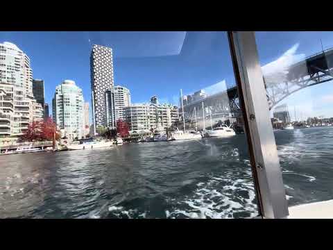 Прогулка на кораблике! Ванкувер, Канада! Sailing on a boat! Vancouver, Canada!