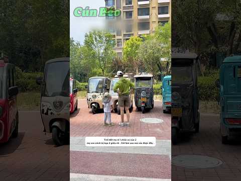 Mẹ Sở Hữu Chiếc Xe Máy Kỳ Lạ Khiến Ai Cũng Tròn Mắt!#shorts