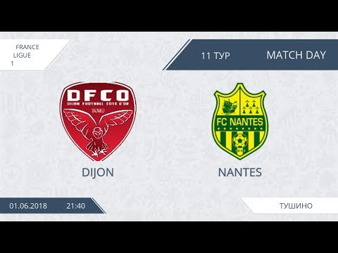 AFL18. France. Ligue 1. Day 11. Dijon - Nantes