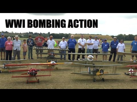 ACTION FROM TWO WWI FLYING SLOTS: COSFORD LMA MODEL SHOW 2014