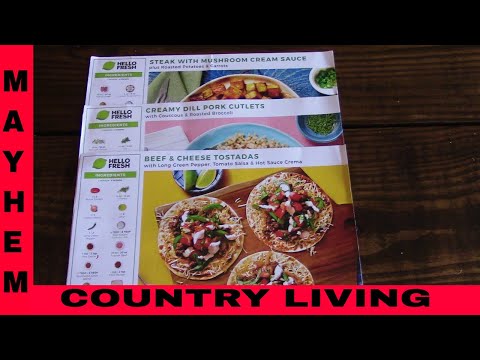 Hello Fresh meal plans