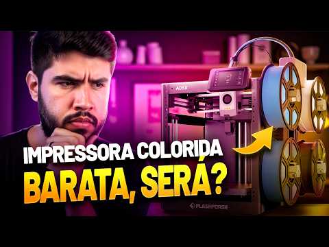 Review da AD5X no canal Hugo Lopes 3D