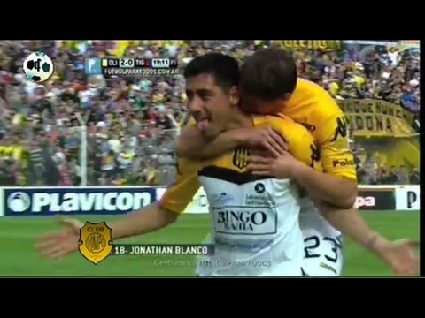 Gol Jonathan Blanco - Olimpo 2 Vs Tigre 0 - Primera División 2014