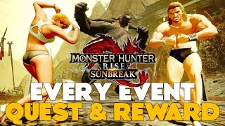 All 63 Event Quests & Rewards - Monster Hunter Rise: Sunbreak