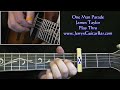 James Taylor One Man Parade | Guitar Play Thru