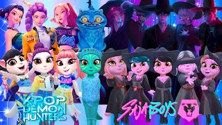 😈🎵 My Talking Angela 2 | K-POP DEMON HUNTERS VS Saja Boys | New Cosplay | Makeover 🔥✨