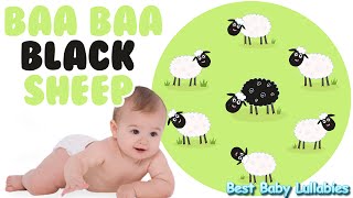 ♥BAA BAA BLACK SHEEP  Songs To Put A Baby To Sleep Lyrics-Baby Lullaby Lullabies  Bedtime ♥