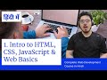 Introduction To HTML CSS JavaScript How Websites Work Web Development Tutorials 1
