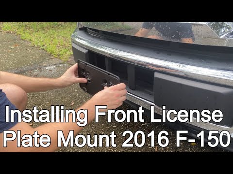 Front License Plate Mount for 2016 Ford F150