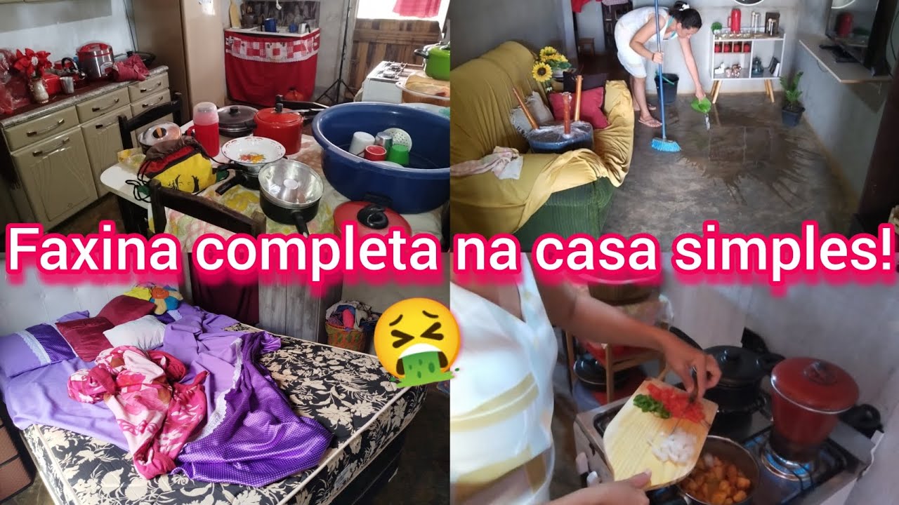 Faxina completa/cuidando do lar 💕almoço simples/tentando dá o melhor de dona de casa/motivação 💞