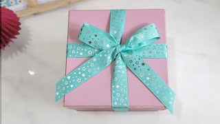 How to tie a perfect bow | Wrapping gift ribbon ideas