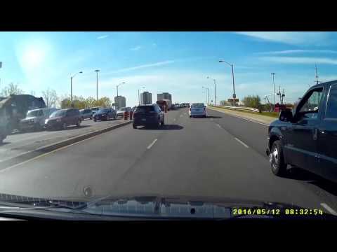 Red light crossing  driver in Toronto