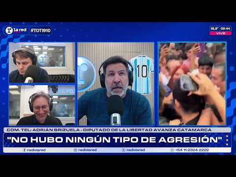 Adrián Brizuela: “Fue media caótica la caminata pero no hubo agresión a Milei en Catamarca ”