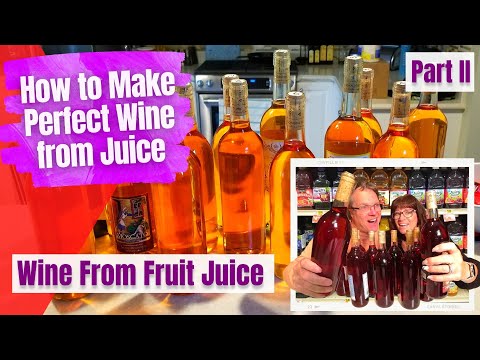 How to Make Wine from Fruit Juice - The Only Wine Recipe You Will Ever Need - Part II