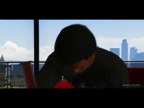 GTA V Franklin assaltando banco