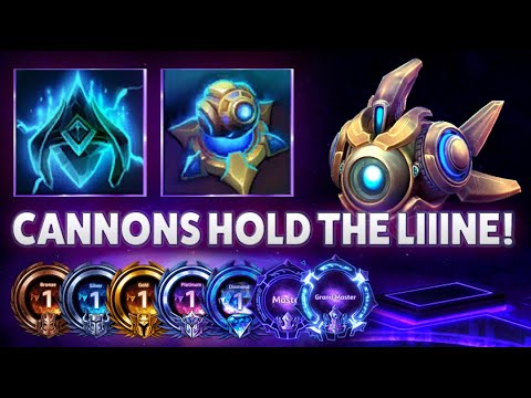 Probius Pylon Overcharge - CANNONS HOLD THE LIIINE! - Hardstuck Bronze 5 Adventures 2022