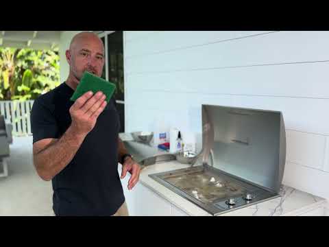 How to effectively clean your Infinity Teppanyaki 600 BBQ by Cookout BBQs | Cleaning stainless steel