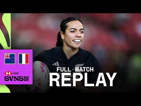All SMILES for Black Ferns 😃 | New Zealand v France | HSBC SVNS Singapore 2025 | Full Match Replay