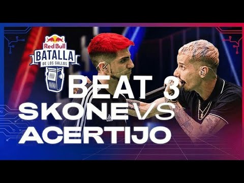 BEAT 3 | JUSTKIT | SKONE vs ACERTIJO | Red Bull Batalla De Los Gallos