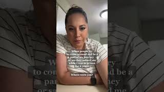 Where Were You When I Needed You Most? #wherewereyou #didyoucheckonme