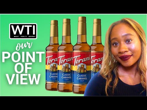 Torani Classic Caramel syrup - WTI product video review