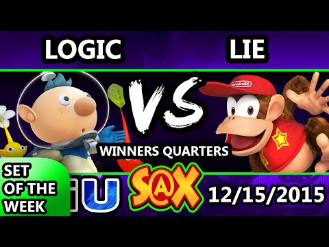S@X 128 - Lie (Diddy Kong) Vs. VGBC | Logic (Olimar) SSB4 Winners Quarters - Smash Wii U - Smash 4