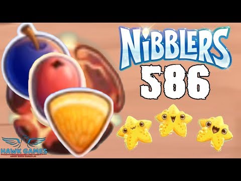 Fruit Nibblers 👾 Level 586 - 3 Stars Walkthrough, No Boosters