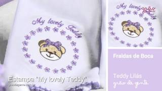 Jogo de Fraldas Boca Teddy Lilás | Ref: 50562