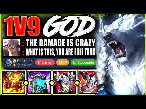 DESTROYED SETT and 1v9 with Volibear just to PROVE A POINT To My MID LANE TROLLER 💀💀 | s15 Gameplay