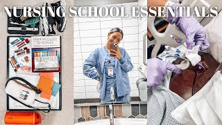 NURSING SCHOOL ESSENTIALS | must haves + my favorite things!!